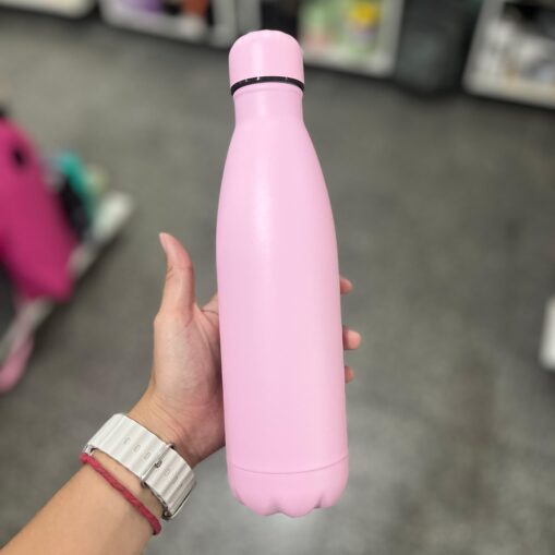 Botella de Acero Rosa