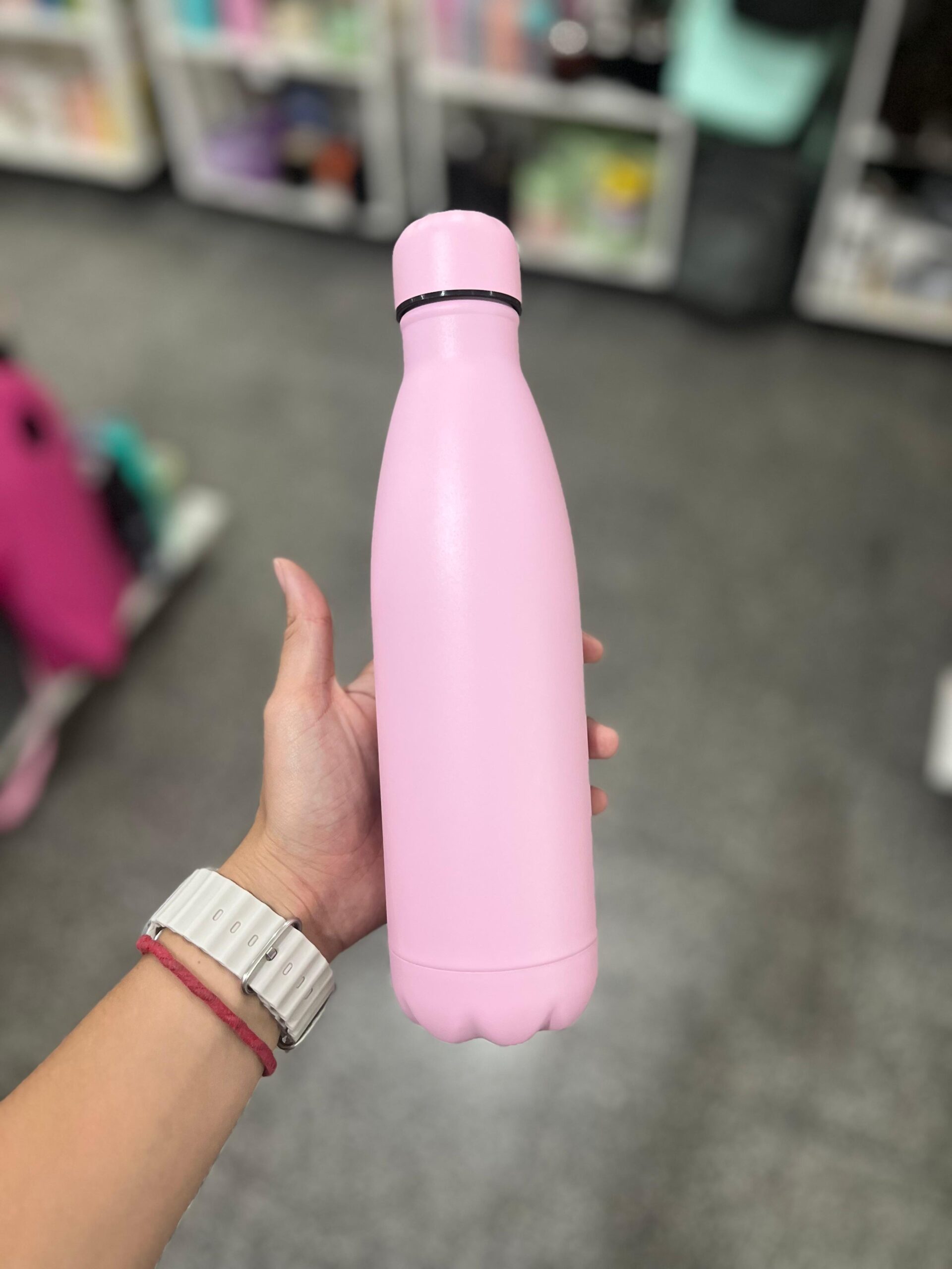 Botella de Acero Rosa