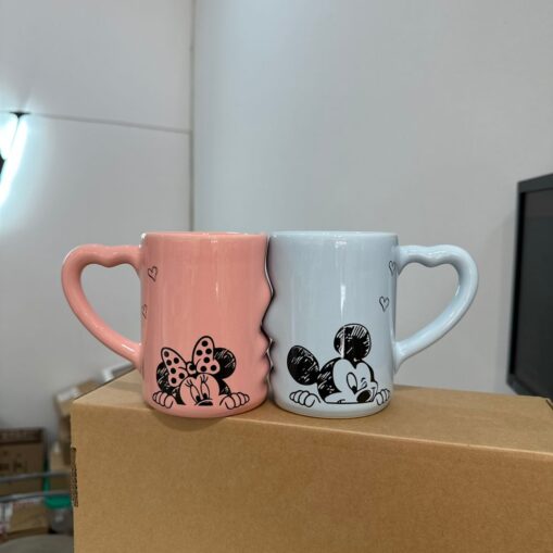 Tazas Combinadas "Mickey y Minnie"