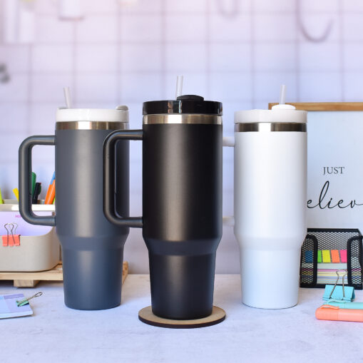 Vaso acero 1 lt - Negro