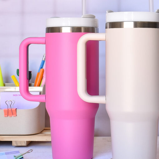 Vaso acero 1 lt - Fucsia