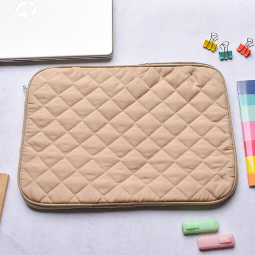Funda de Notebook Matelasse Beige