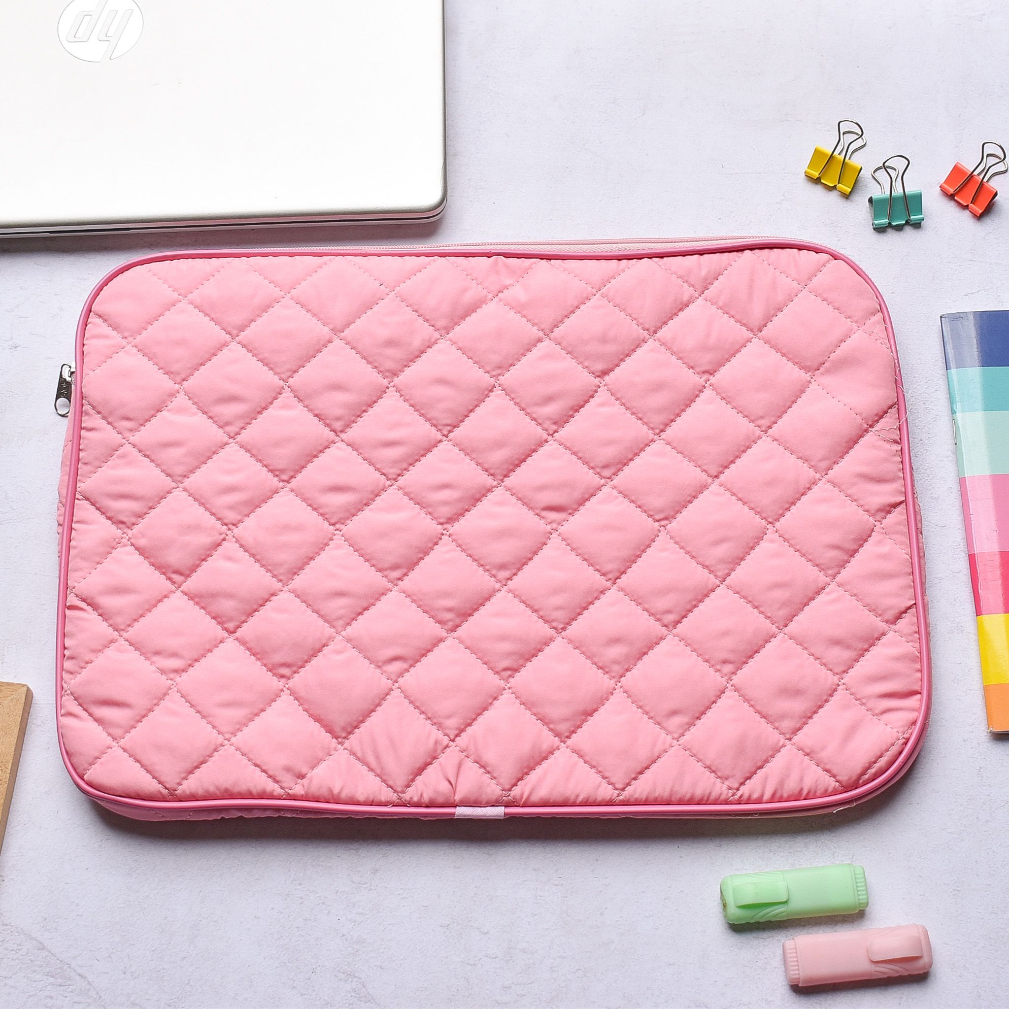 Funda de Notebook Matelasse Rosa