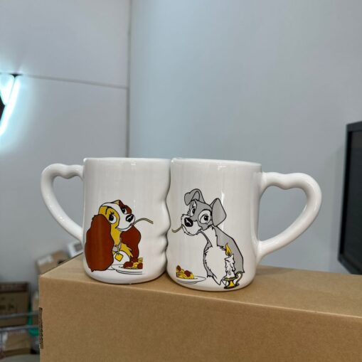 Tazas Combinadas "La dama y el vagabundo"