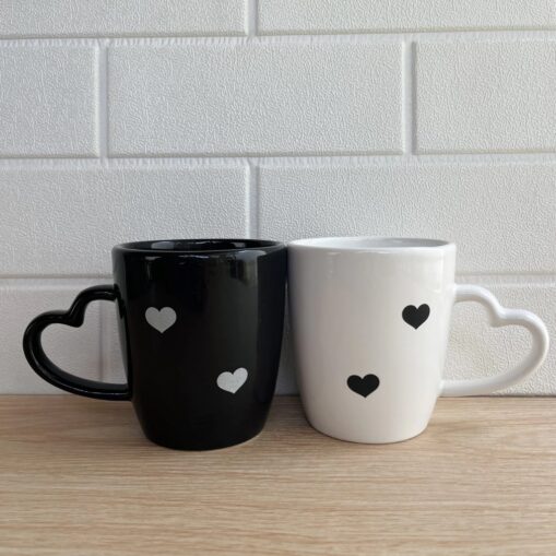 Tazas Combinadas "Corazones”