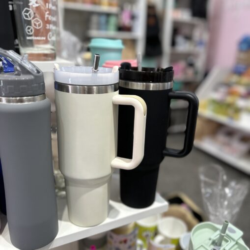 Vaso acero 1 lt - Crema