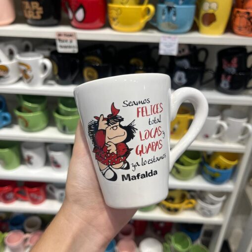 Taza Mafalda "Semanas felices"