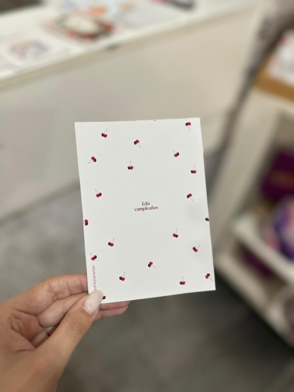 Tarjetón "Feliz Cumpleaños"