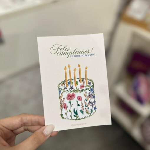 Tarjetón "Feliz Cumpleaños"