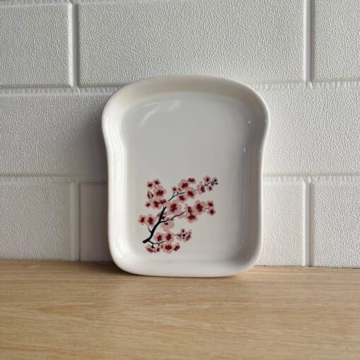 Tostada de Ceramica Flores