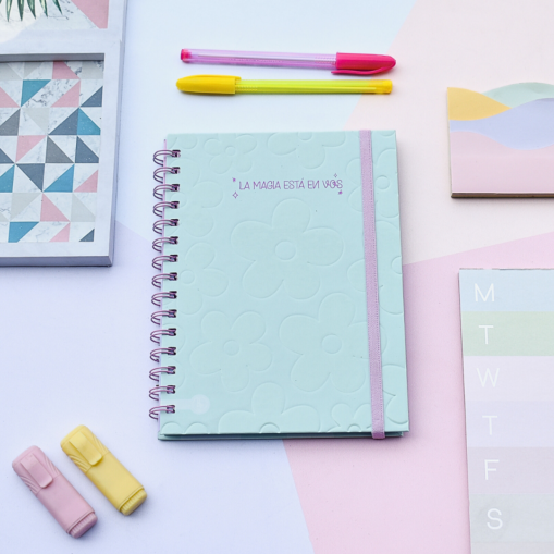 Cuadernos A5 | Tapa dura | Verde agua