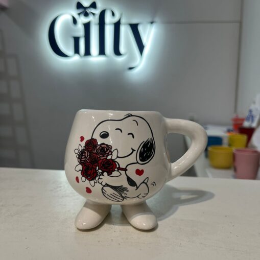 Taza Patitas Snoopy