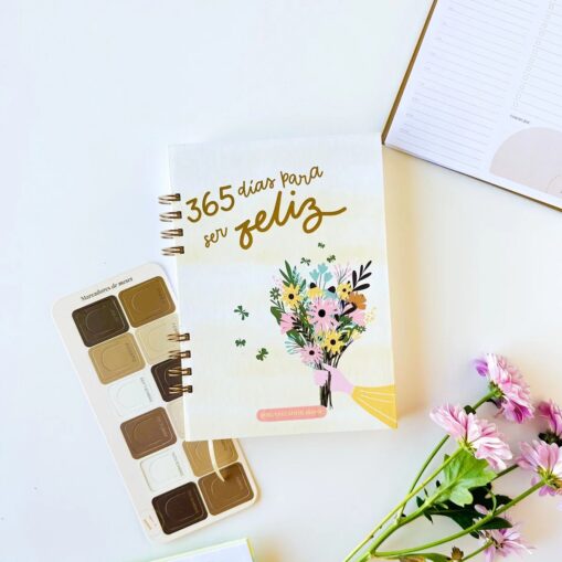 Organizador diario A5 - 365 Días para ser Feliz