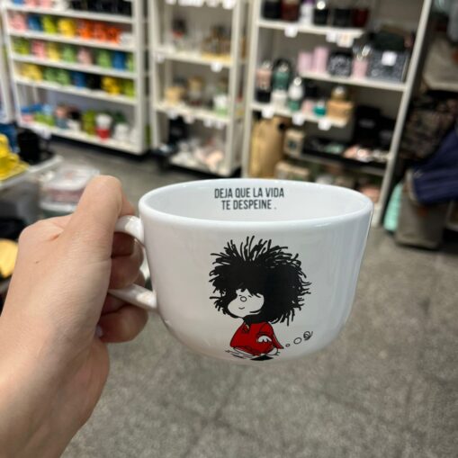 Tazón Mafalda "Que la vida te despeine"