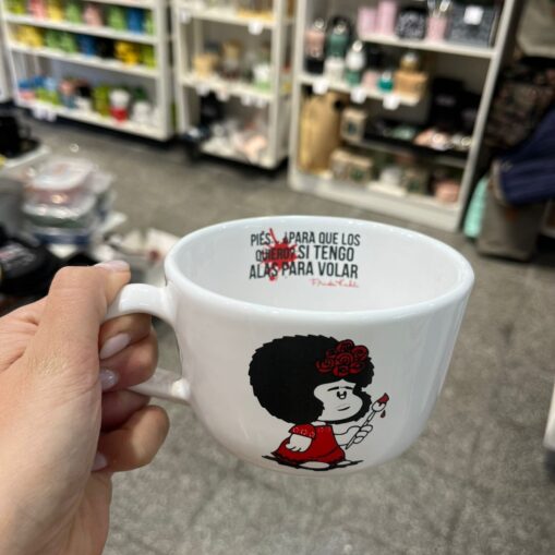 Tazón Mafalda "alas para volar"