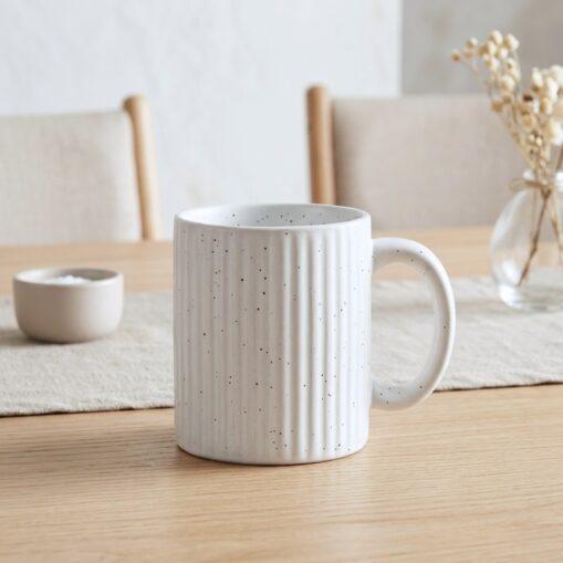 Taza Jaspeada - Blanca