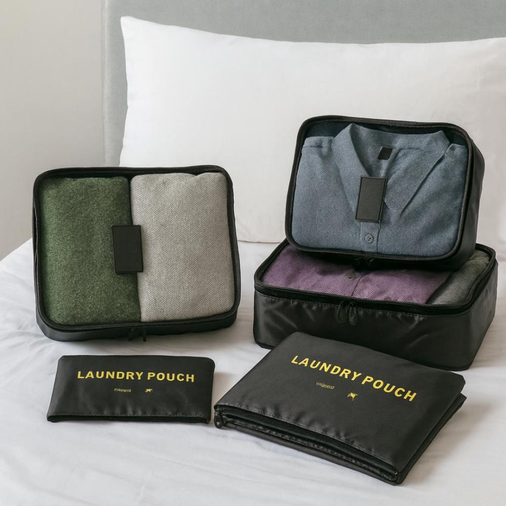 Set organizador de viaje – Negro