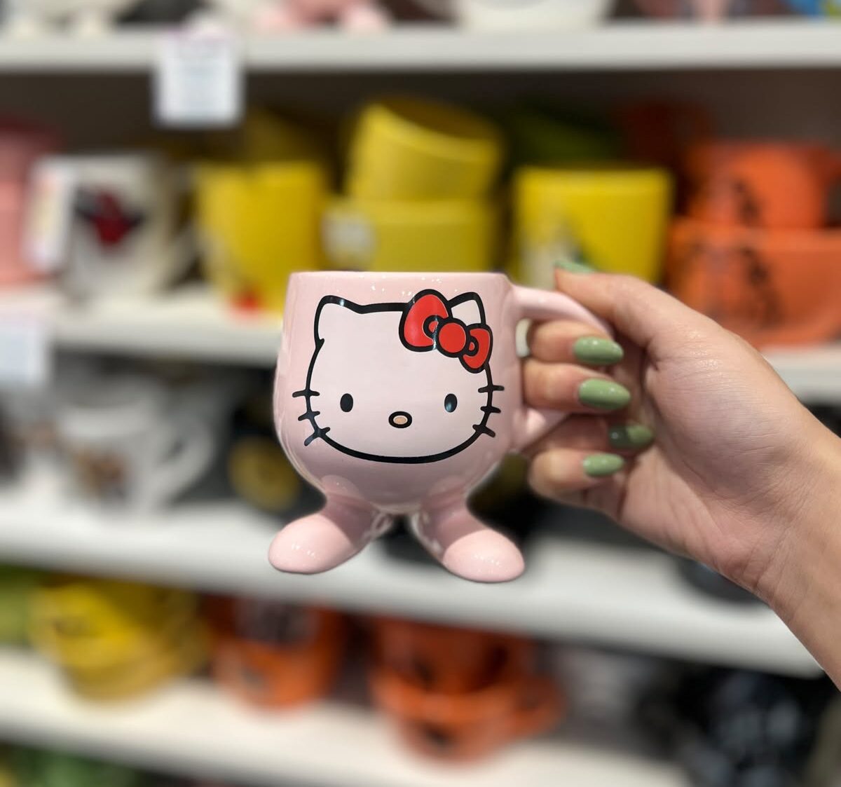 Taza Hello Kitty Patitas - Rosa