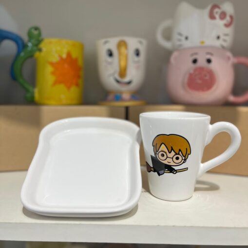 Taza Harry Potter + plato tostada