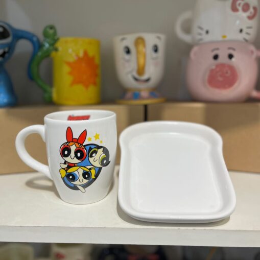 Taza Chicas superpoderosas + plato tostada