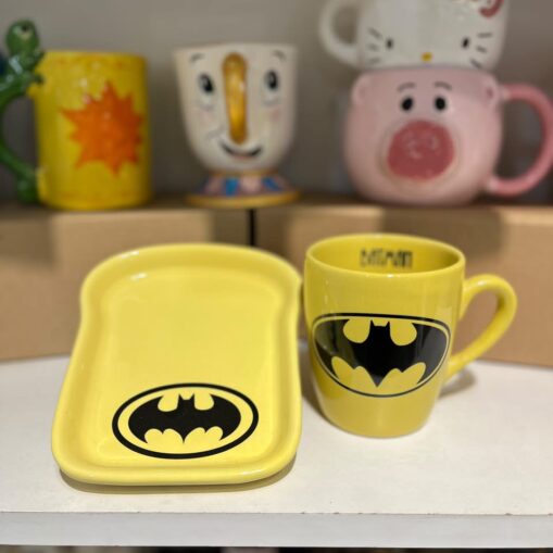 Taza Batman+ plato tostada