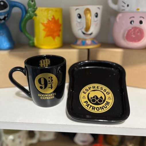 Taza Harry Potter+ plato tostada
