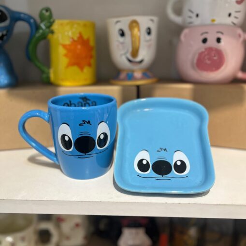Taza Stitch+ plato tostada