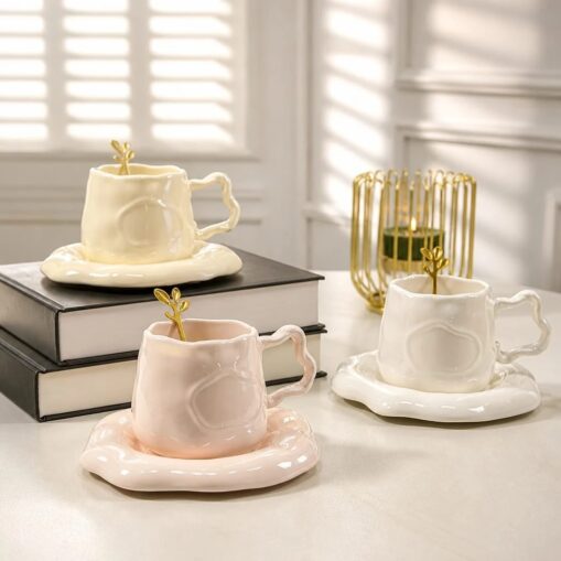 Combo taza + plato Importado