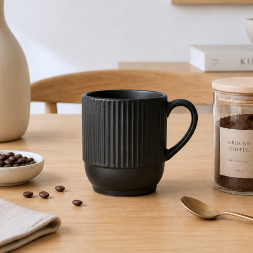Taza Mug Jaspeada -  Negro