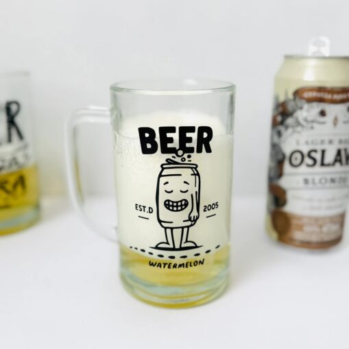 Chopp de vidrio - Lata