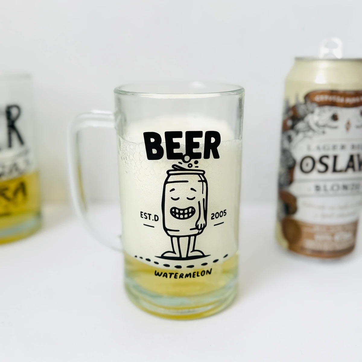Chopp de vidrio – Lata