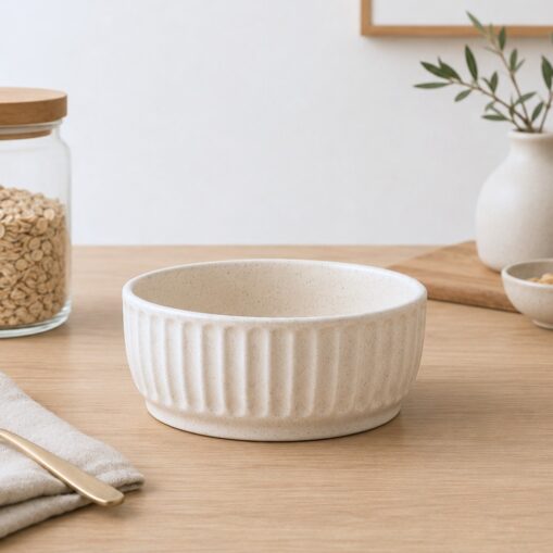 Bowl jaspeado - crema