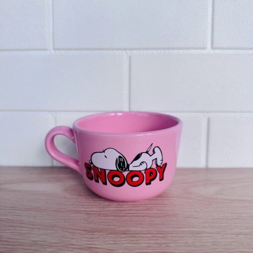 Tazón Snoopy - Rosa