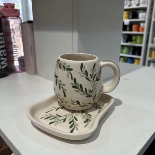 Set taza + tostada - Verde