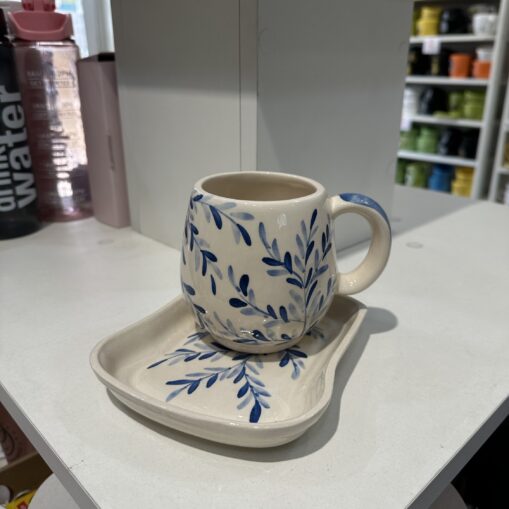 Set taza + tostada - Azul