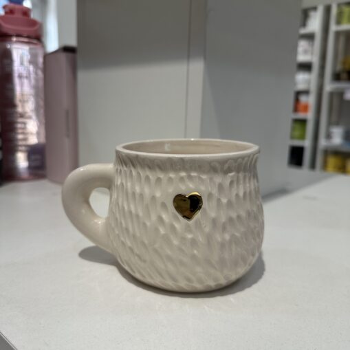 Taza Oro - Calada corazón