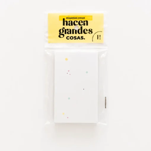 Notitas Baby Blanco Puntitos